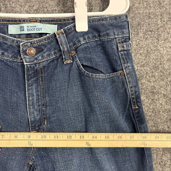 GAP Orignal Bootcut Jeans Womens Size 8 Short Blue - Picture 6 of 11